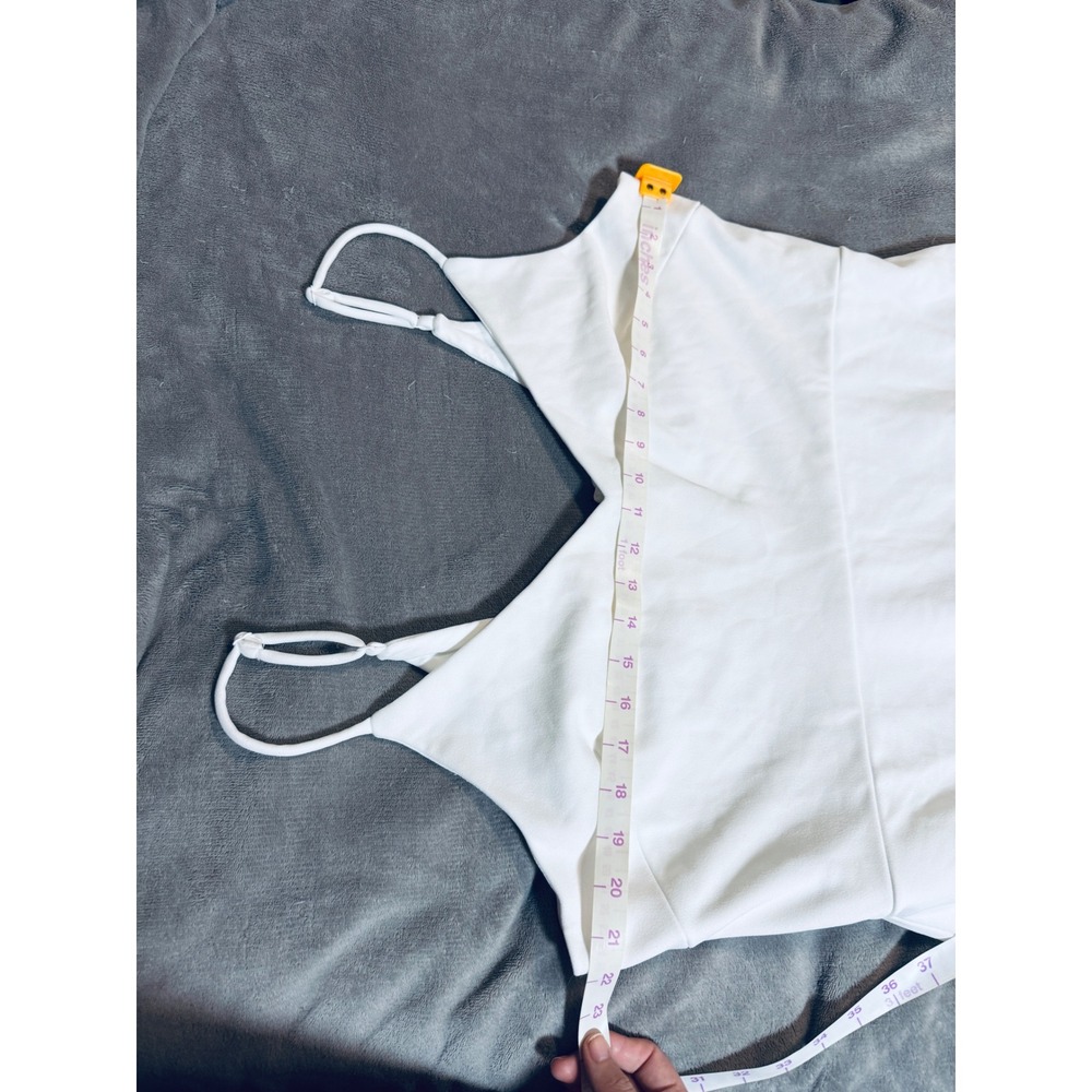 NEW Lulus 2XL Plus‎ Size Infinite Glory White Maxi Dress Ivory Adjustable Straps - Picture 6 of 10